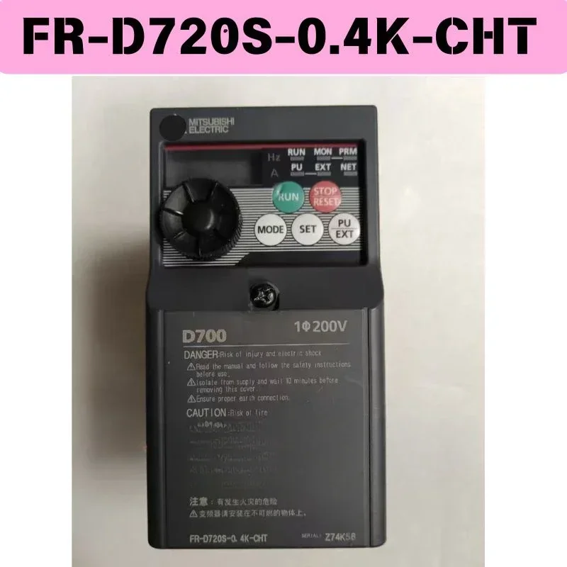 Konverter frekuensi FR-D720S-0.4K-CHT baru dan asli digunakan tes fungsional OK