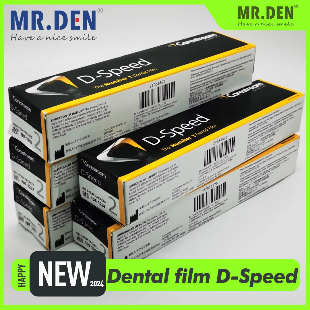 

100pcs/Box High Quality Dental X Ray Film Kodak D-Speed Carestream Intraoral Film for Dental Clinic Carestream Intraoral Film