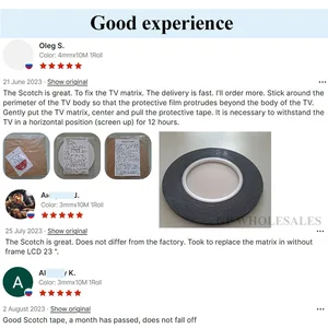 10 metre 3mm/4mm / 5mm çift taraflı yapışkan köpük bant, yapıştırıcı ekran, lcd, çerçevesiz tv kavisli ekran mühürlemek için bir düzeltme köpüğün en büyük satışlarından 12'si, 5 mm - no. 12