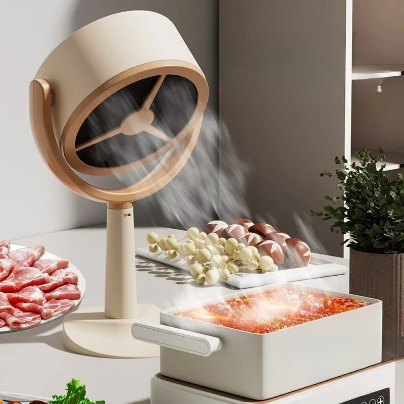 

Mini Desktop Smoke Extractor Portable USB Charging Oil Fume Filter Strong Suction Hotpot Smoke Absorber for Kitchen