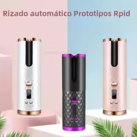 Rizador de pelo automático inalámbrico portátil con carga USB