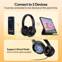 Casque sans fil QCY H3 ANC, réduction de bruit active hybride 43 dB, Bluetooth 5.4, casque Hi-Res avec LDAC, casque supra-auriculaire, 60 heures d'autonomie 6