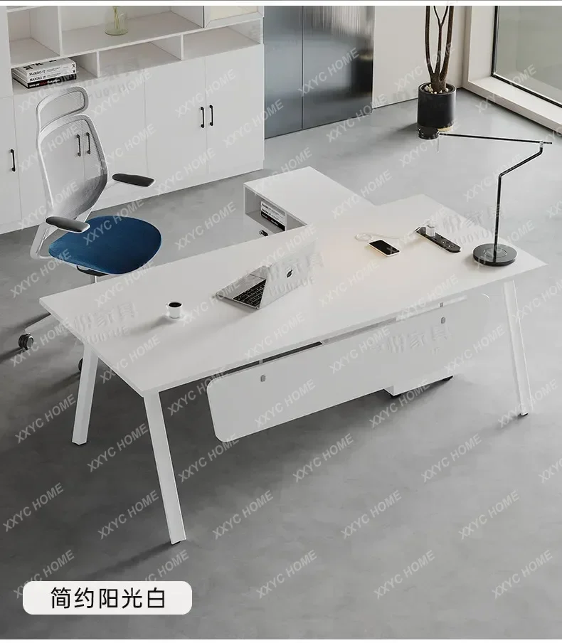 CXDZ  Boss table, fashionable office furniture, modern minimalist office supervisor, manager, office desk and chair combination