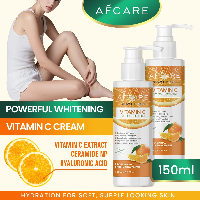 

Poweful Vitamin C Collagen Body Cream Whitening Skin Moisturizing Lotion Lightening Care For Dark Spots and Uneven Tone Lotion