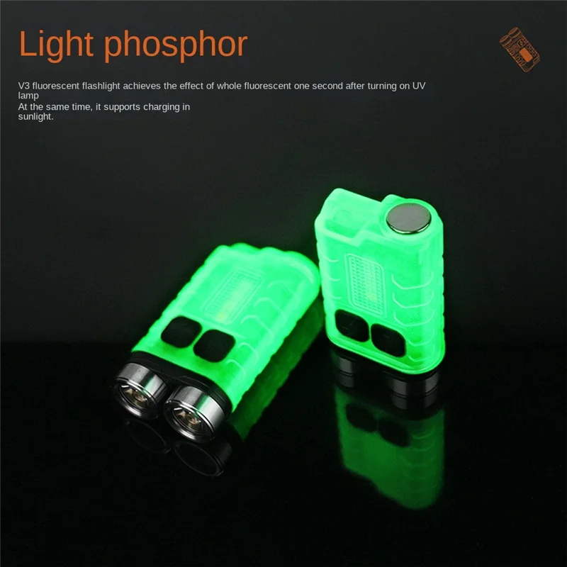 

Mini Torch Flashlight USB Rechargeable Flashlight,Small Pocket Flashlight Outdoor Waterproof Light