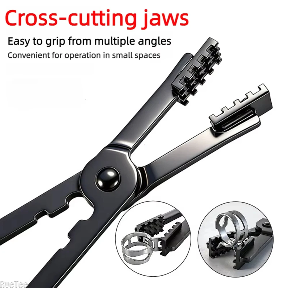 

Регулируемый зажимной инструмент для автомобильных шлангов, набор клещей для хомутов, для топливных, масляных и водяных шлангов, ручные инструменты для авторемонта