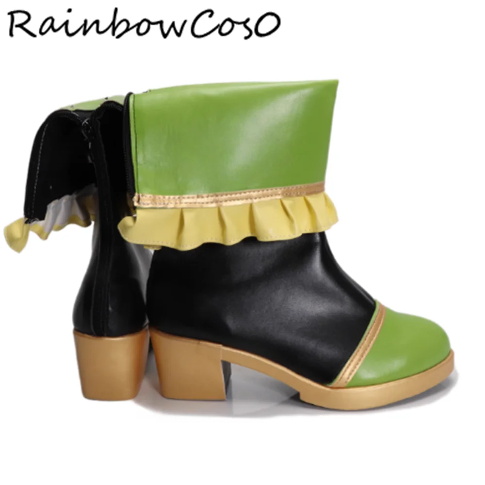 Saegusa Kii Aikatsu! سلسلة أحذية كوسبلاي أحذية لعبة أنيمي حفلة الهالوين RainbowCos0 W5329