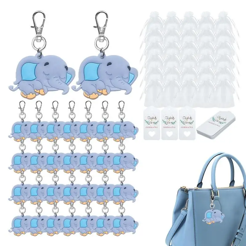 

30 шт., декоративные брелки для ключей с животными