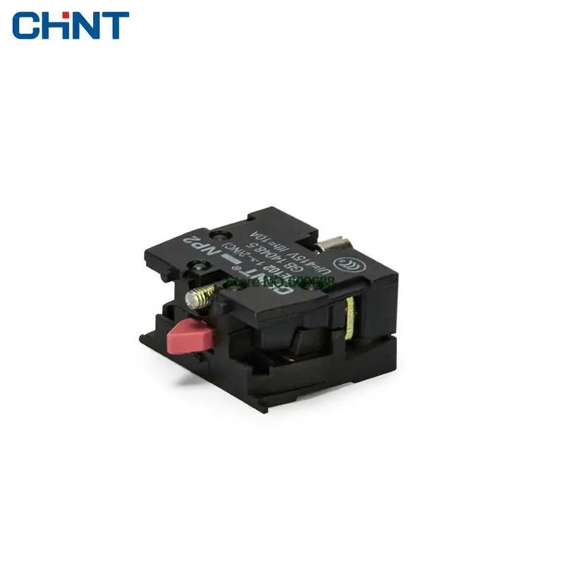 10Pcs Chint Chnt Drukknop Behuizing NP2 Button Contact Groep NP2-BE101 1 Normaal Open Contact 10A NP2-BE102