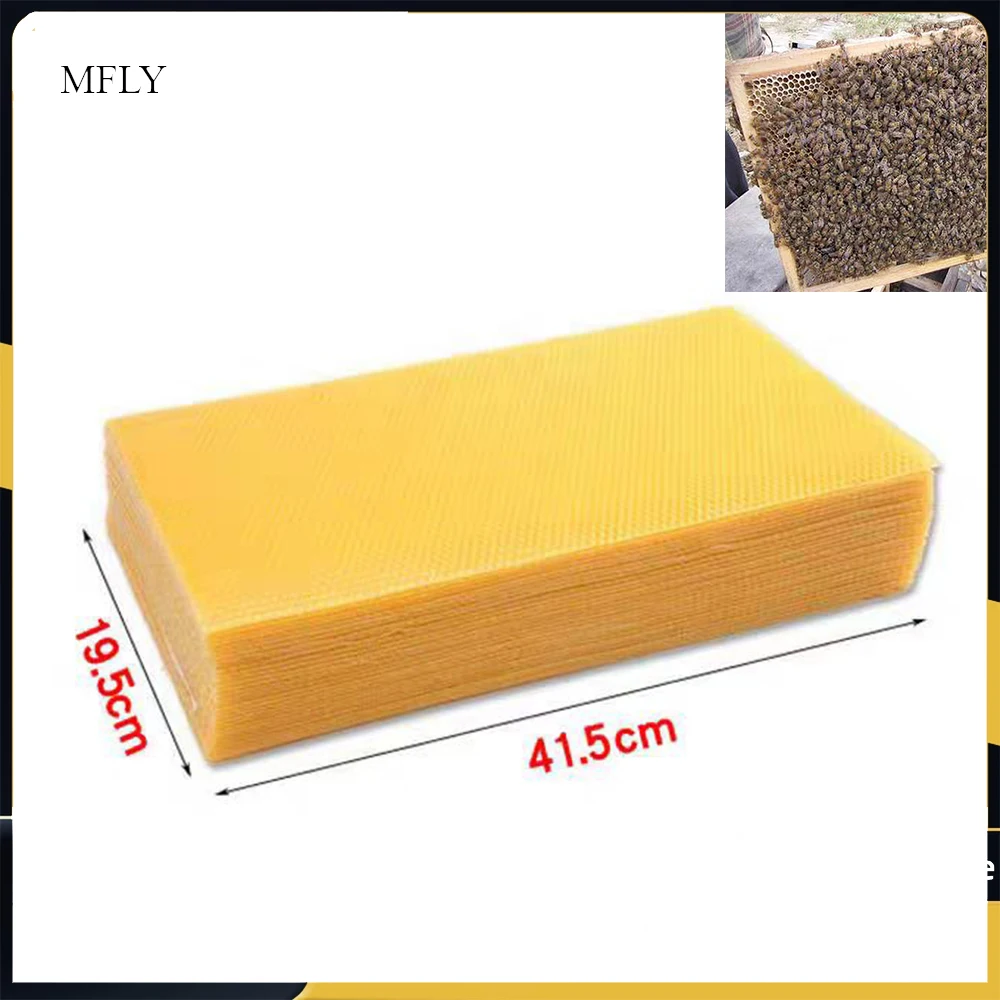 

30pcs Honeycomb Wax Honeycomb Beekeeping Nest Box Beeswax Honeycomb Sheets Beekeeper Tools