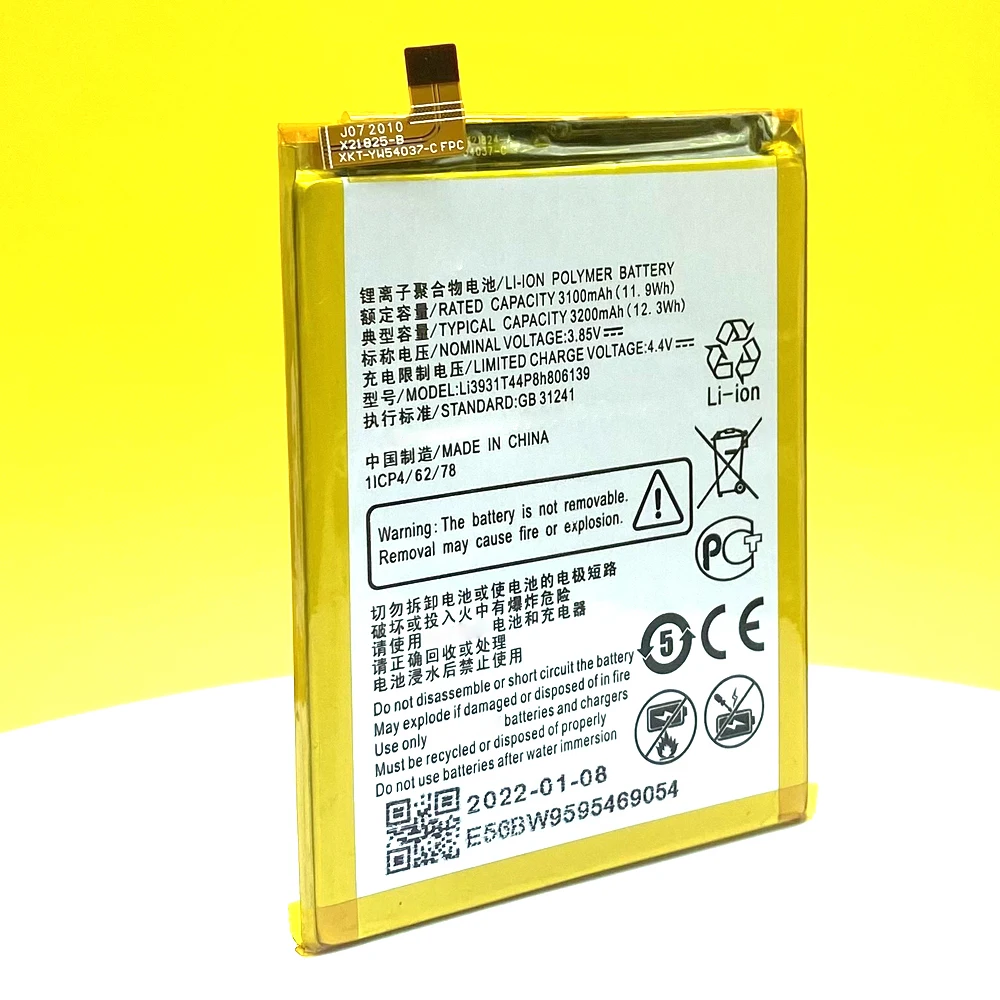 New 3200mAh Li3931T44P8h806139 Battery For ZTE Blade V9 V10 /V9Vita /V10Vita /A7 Vita /A4 /A5 2020 /A7 2019 Mobile Phone