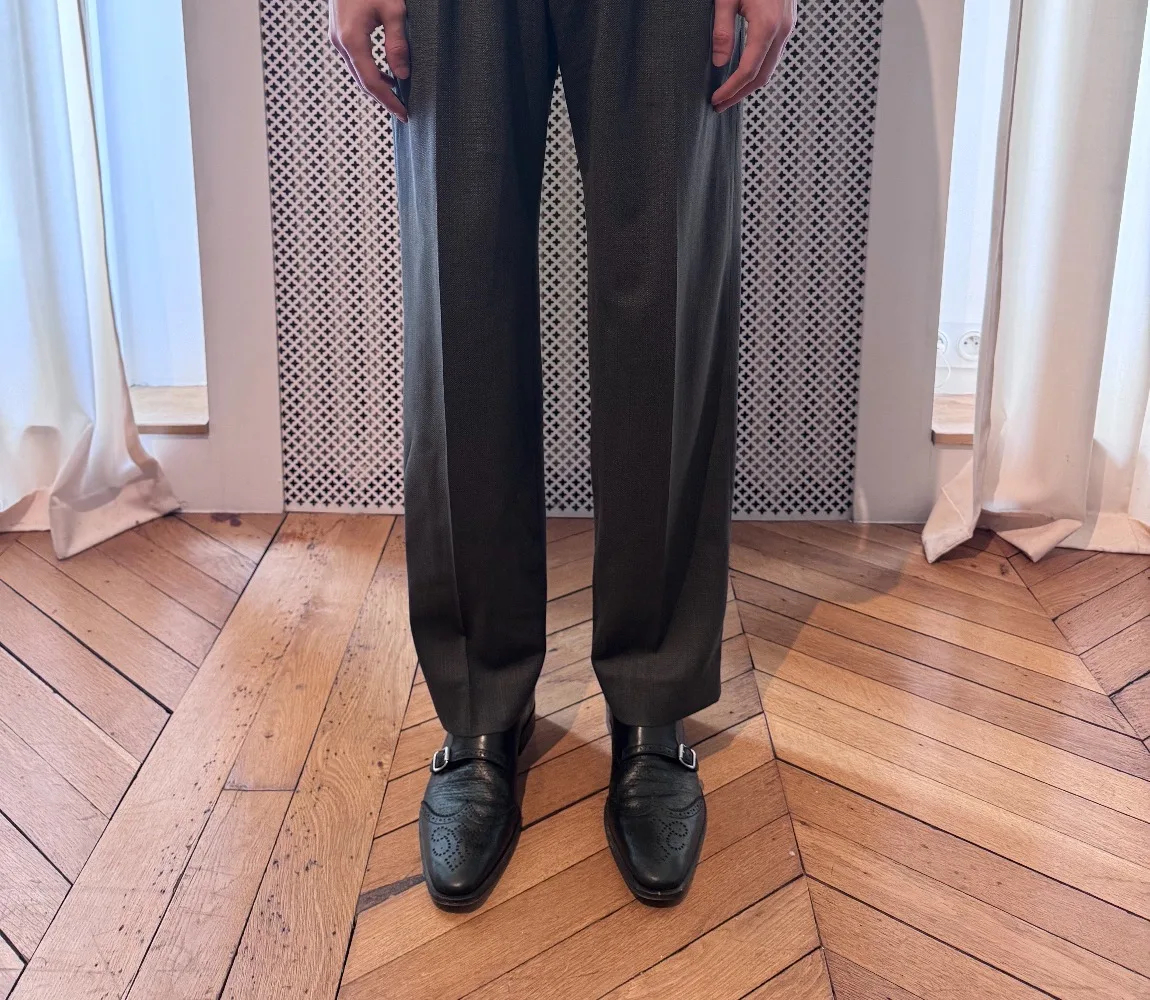 ER/D 24fw engraved woven loafers