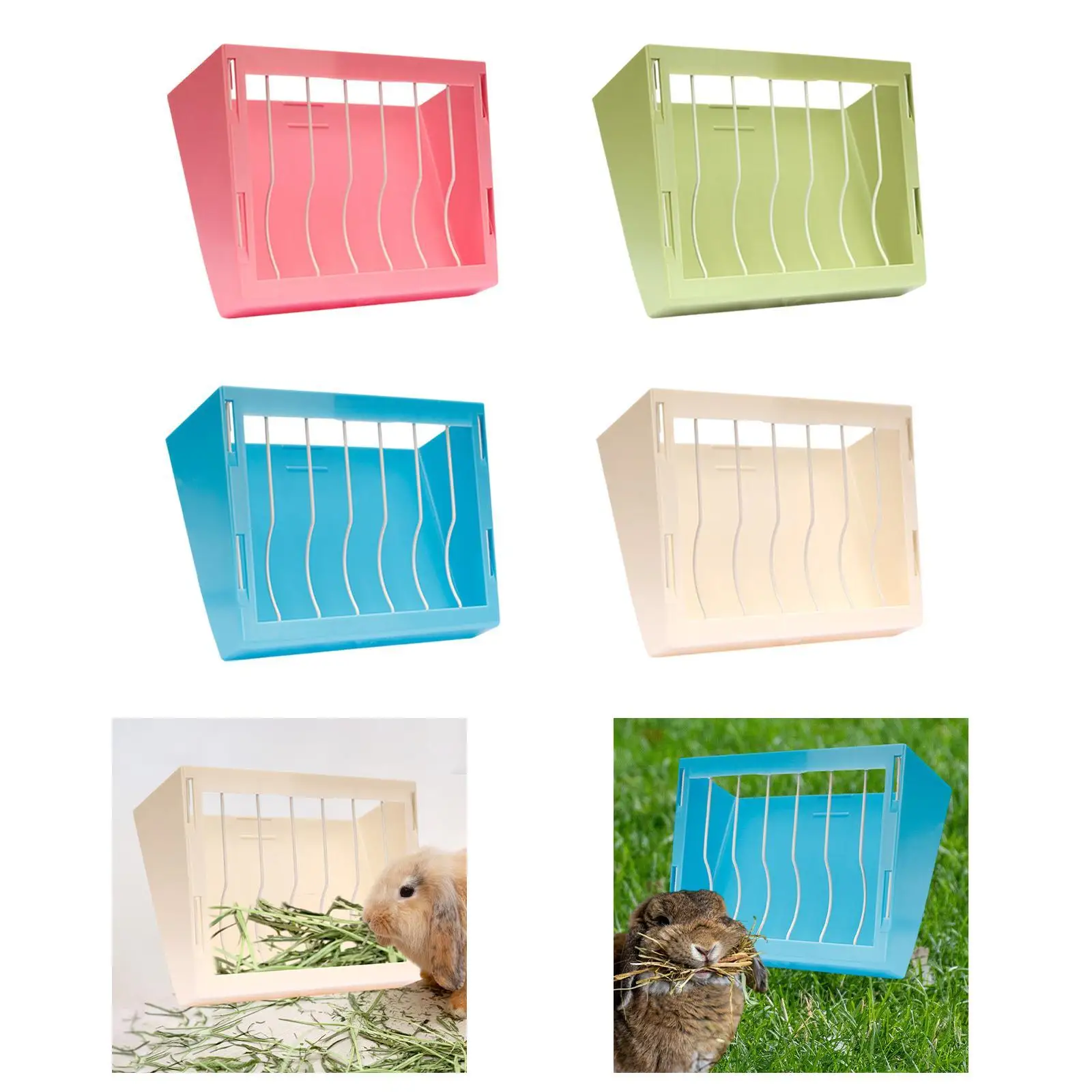 Rabbit Hay Feeder Hut Accessories for Chinchilla Small Animal Hamster