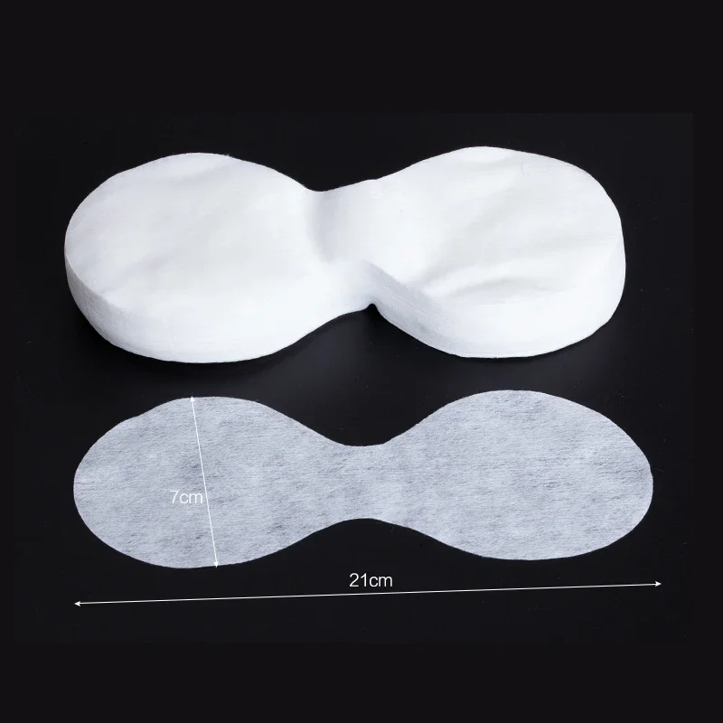 DIY Eye Mask Natural Cotton Eye Paper Women Essential Paper Anti-Aging Dark Circles Ultrathin Silk Eye Paper Mask 80pcs/100pcs