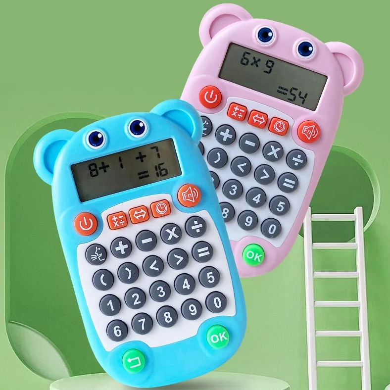 Jeu de mathématiques électronique pour enfants, apprentissage des dos, activité, jouets, addition, soustraction, multiplication, division