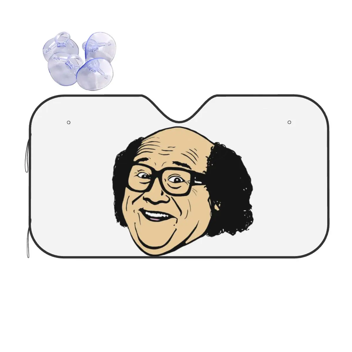 

Солнцезащитный козырек Danny Devito 2, лобовое стекло автомобиля, солнцезащитный козырек, аксессуары, чехлы