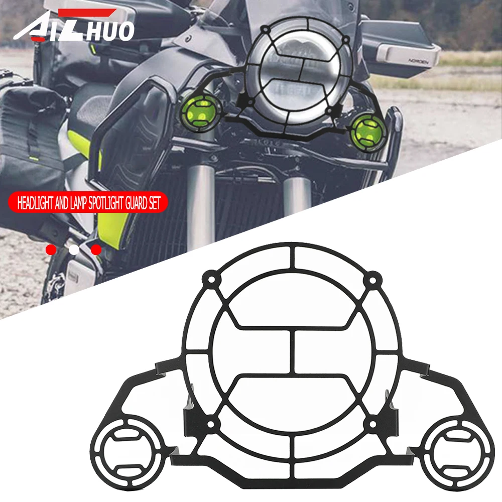 

Norden901 Motorcycle Headlight Guard Head Light Protection Cover For HUSQVARNA Norden 901 901Norden 2022 2023 2024 2025 2026