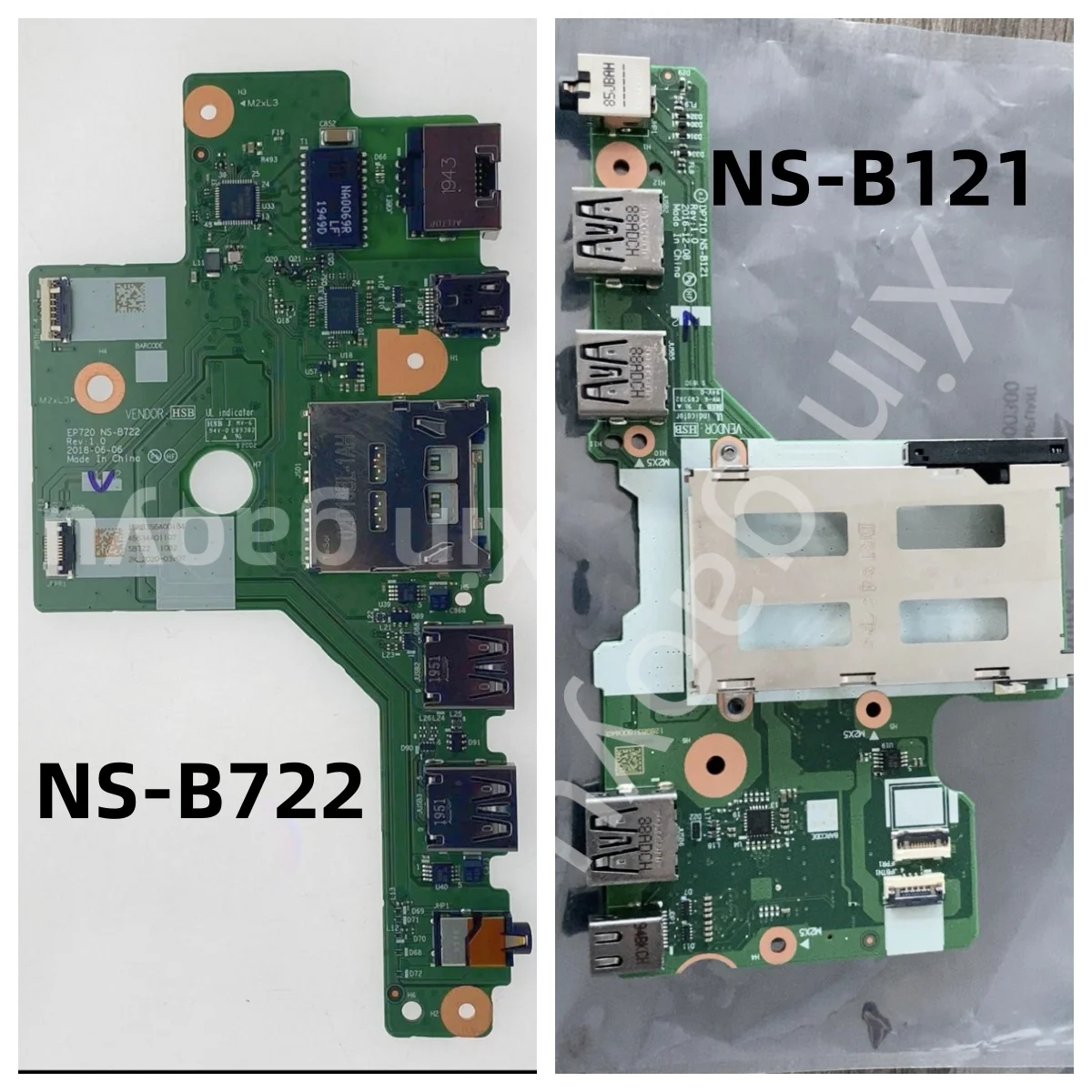 オリジナルのUSBオーディオカードリーダー,thinkpad p72 p71 p70 i/oボード,01hy743 01hy721 NS-B722 NS-B121 100%,完璧なテスト