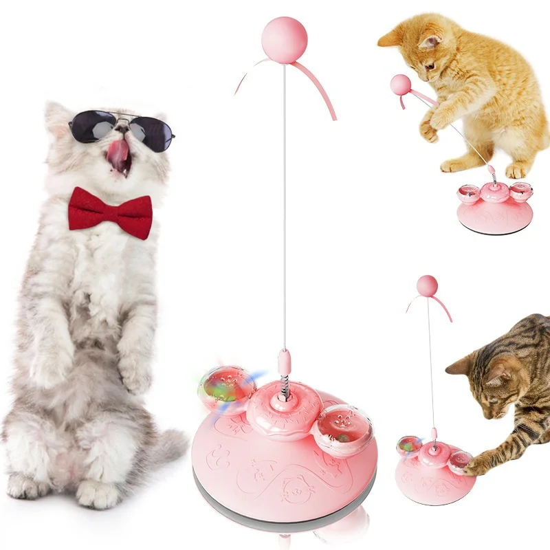 Seller Suction   Spinner Ball Cat  Interactive 360-Degree Rotating Catnip For Cat Playing