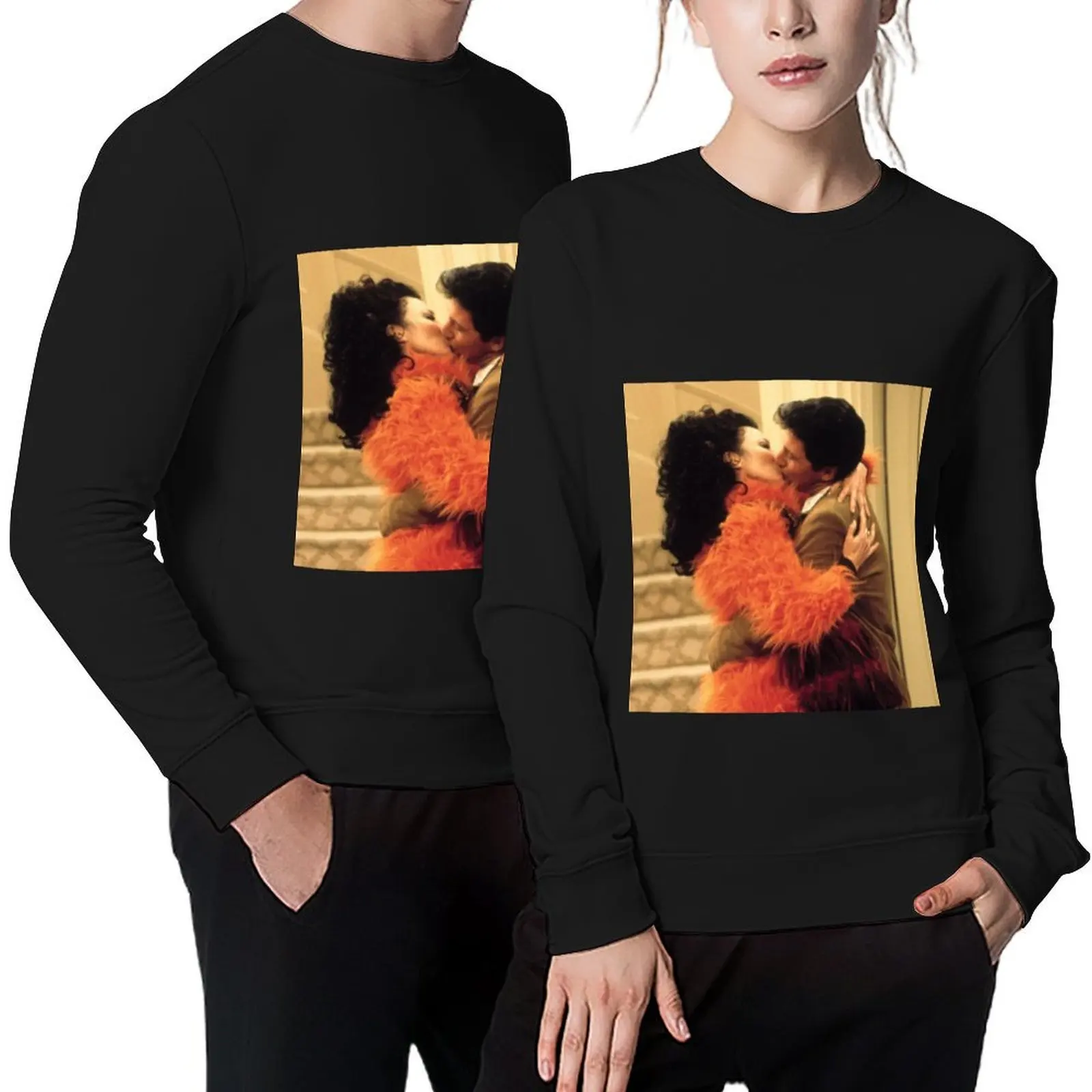 

The Kiss from The Nanny Pullover autumn clothes korean style clothes men's winter sweater men's clothes oversize sweatshirts