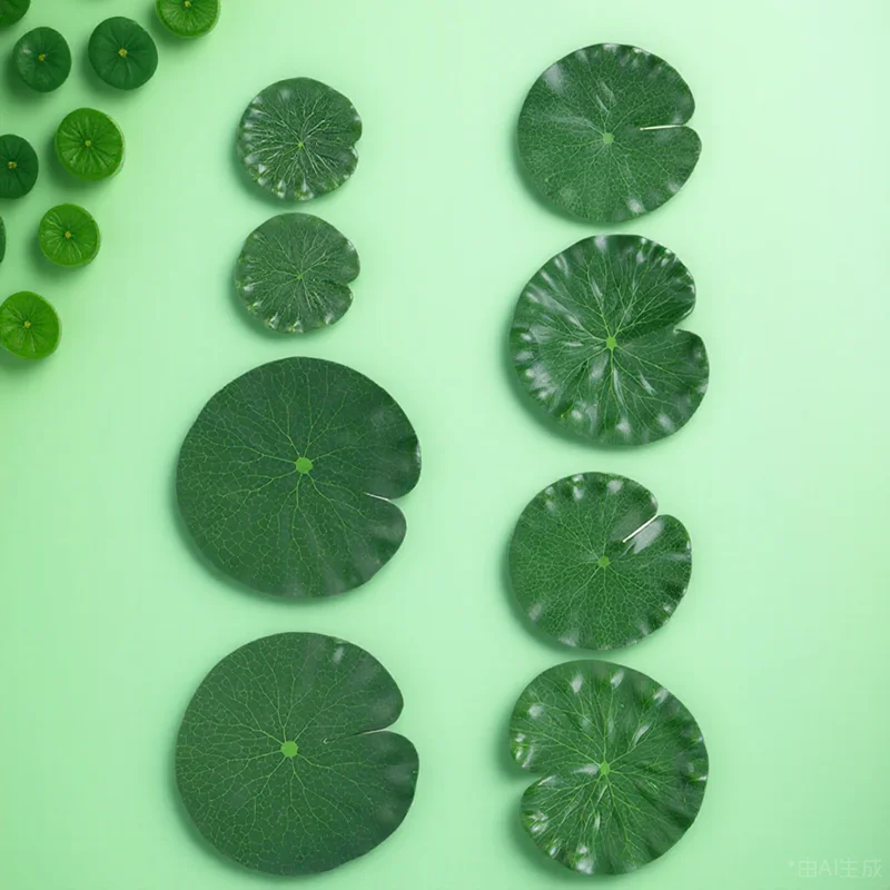 

8pcs Decorative Pads Simulated Plants Wear-Resistant Pond Plants Pond Accessories For Tank Pool Decoration Party Event