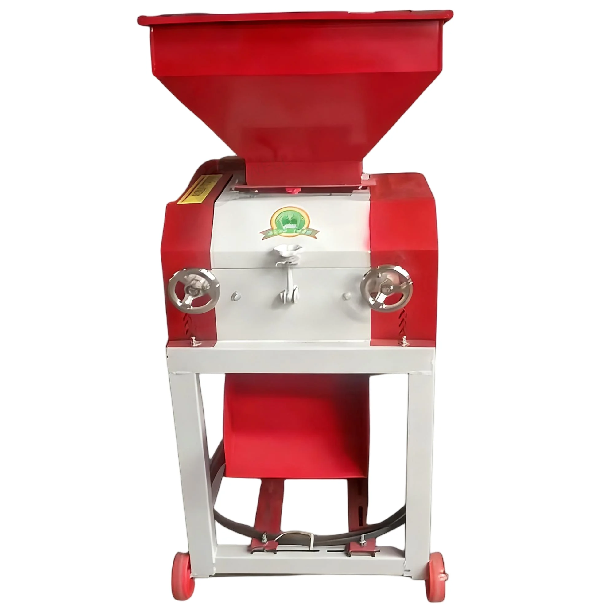 High New Cast Iron Corn Cracker Machine Multi-Grain Flaker 2 Ton/h Capacity 3 KW Motor Adjustable Thickness Low Dust Design Corn