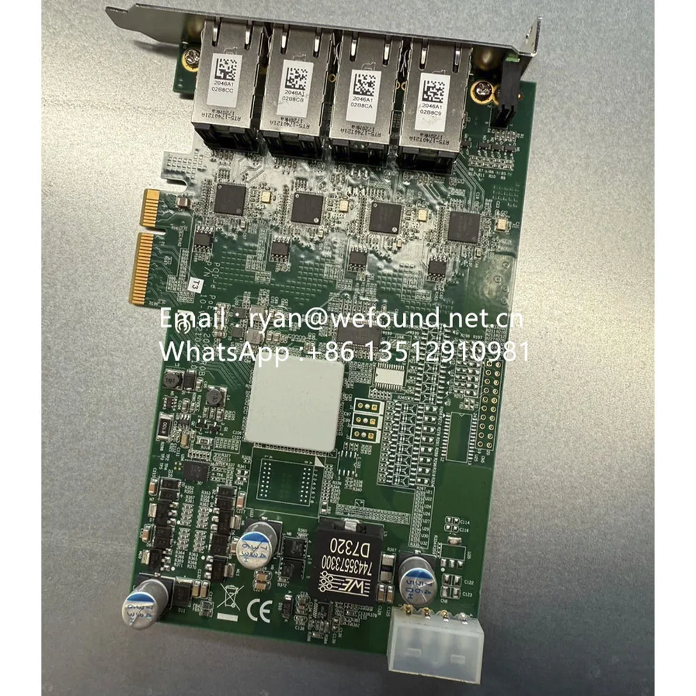 POE-2004 4port PCI-E POE Ggigabit Ethernet Card i210 chipset