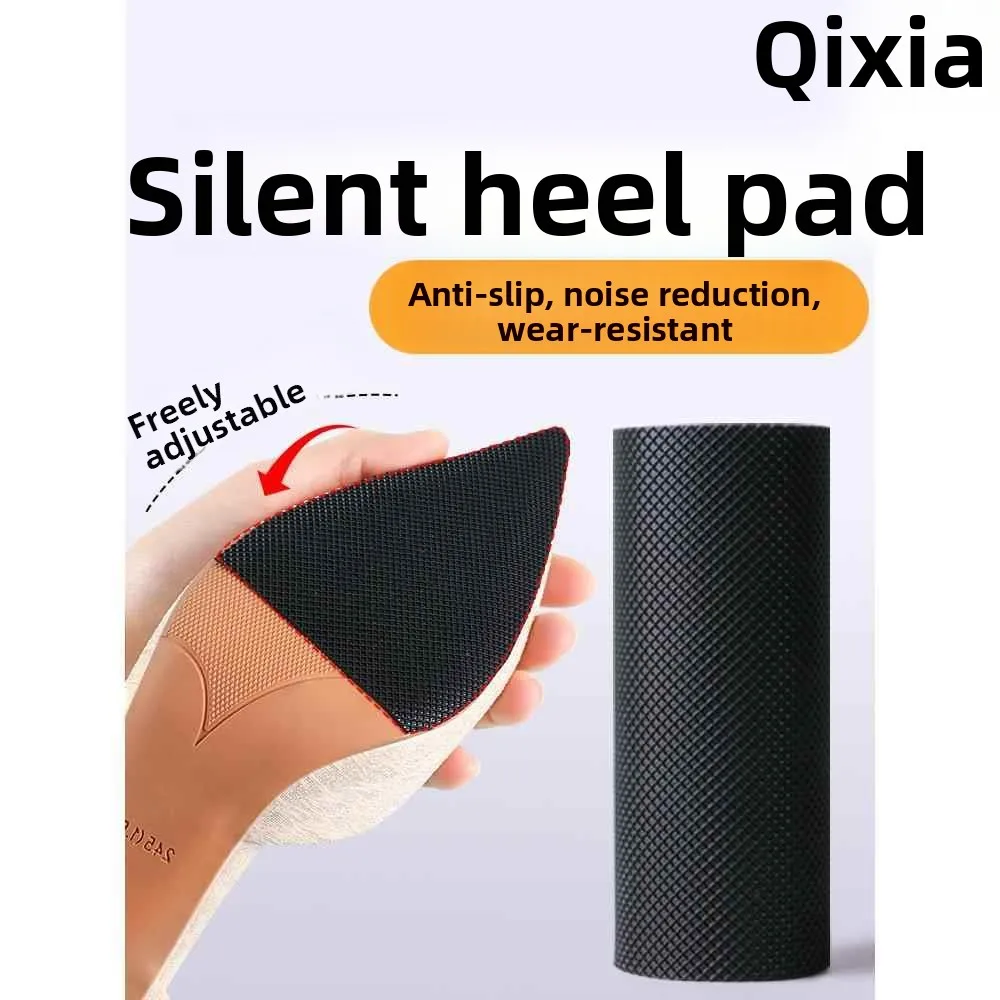 High Heel Shoe Noise Reduction Stickers Self Adhesive Anti Slip Repair Pads for Shoe Heel Wear Resistant Front Palm Pads