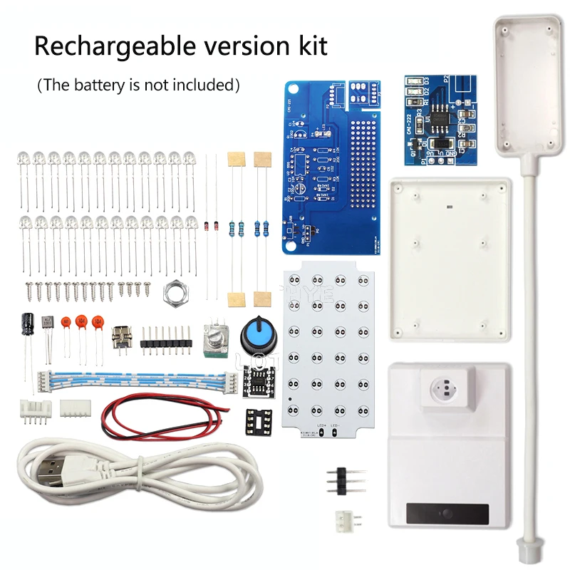 NE555 Kit lampada da tavolo dimmerabile a LED PWM circuito saldatura fai da te Kit elettronico fai da te 8.5W 5V 2A con potenziometro interruttore