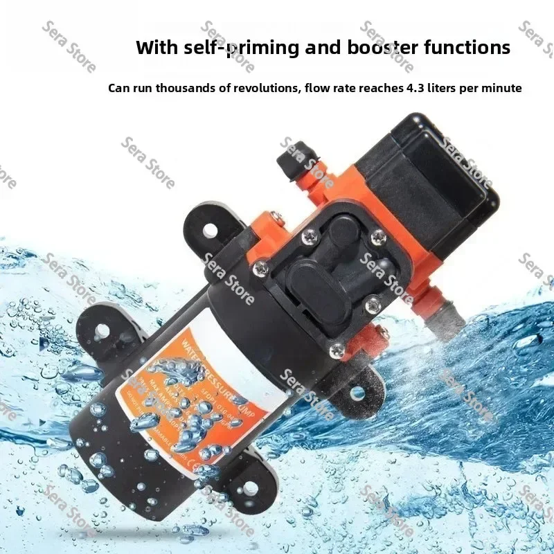 12V/24V 21 RV Diaphragm Pump DC Water PumpMarine Car Battery Self-priming Pump Automatic PumpYacht Pump