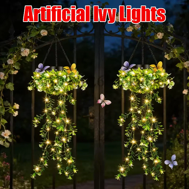 luzes-de-cordao-solares-a-prova-d'Agua-com-imitacao-de-hera-para-decoracao-de-jardim-cerca-varanda-e-patio