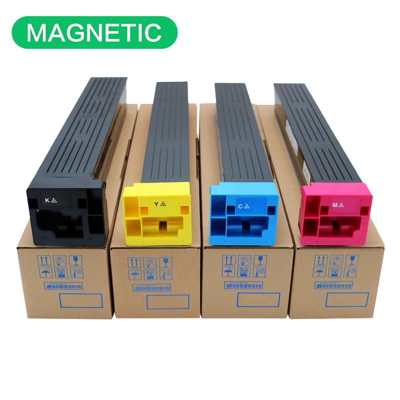 NEW 700g BK 500g Cyan Magenta Yellow Toner Cartridge TN611 Compatible For Konica Minolta Bizhub C451 C550 C650 Printer