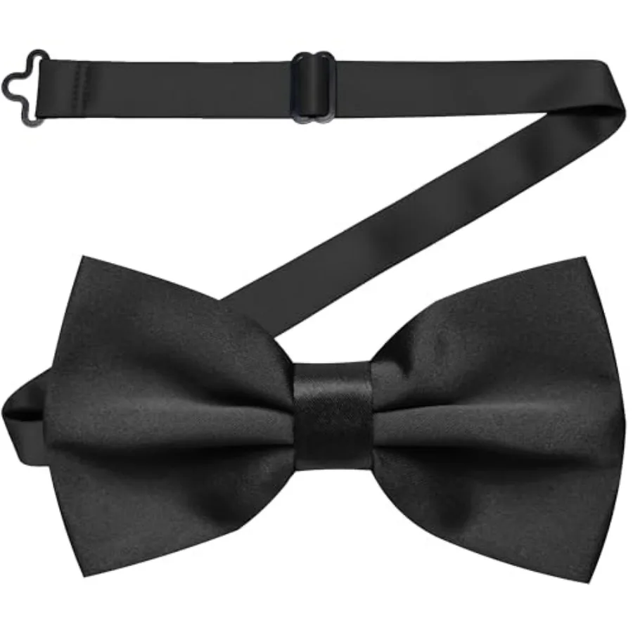 

Men's Bow Ties - Pre Tied Bowtie for Men Women Boys - Mens Adjustable Bow Ties for Formal Wear