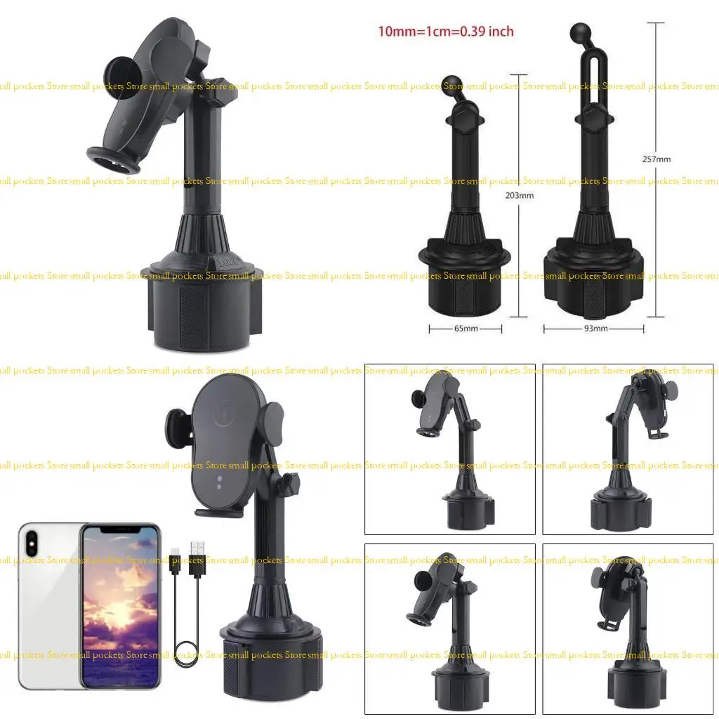 

R1WD автомобильное крепление на чашку, крепление для мобильного телефона, противоскользящая регулируемая поддержка телефона для