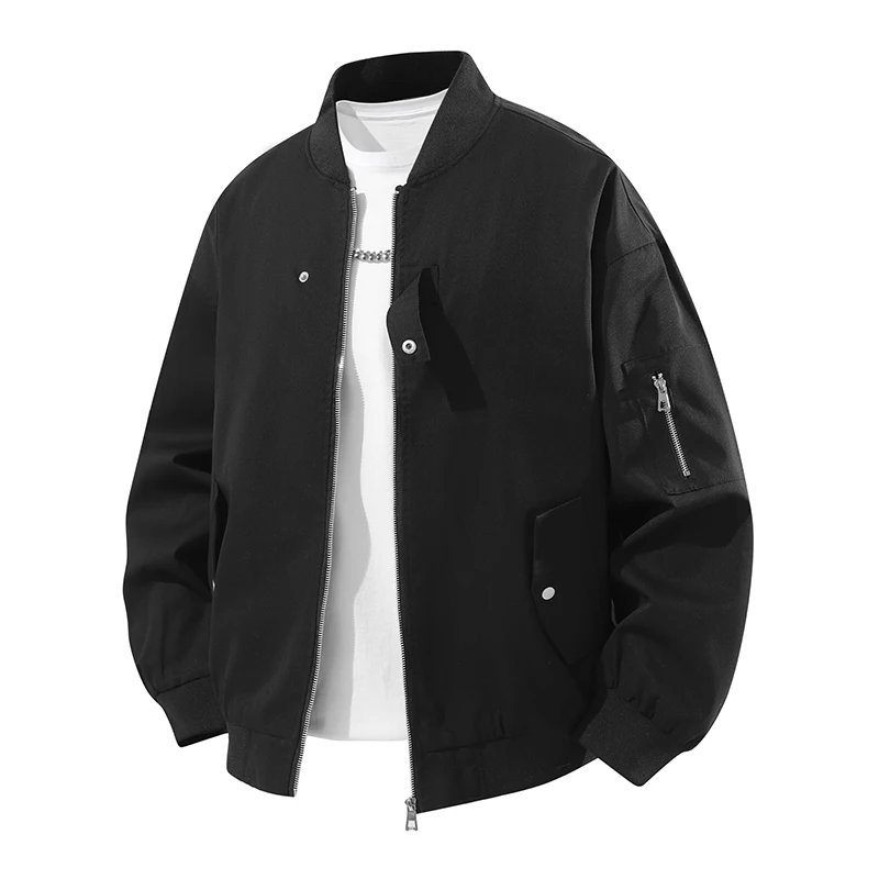 

New men's leather jacket with fleece and thickened casual coat in Korean style, trendy, slimming and cool, warm for young people