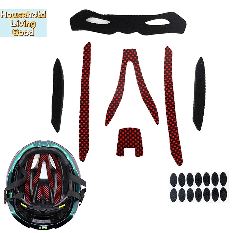 

【21Pcs Bicycle Motorcycle Sport Sponge Helmet Inner Padding Foam Pads Kits Lining Protection Tool】