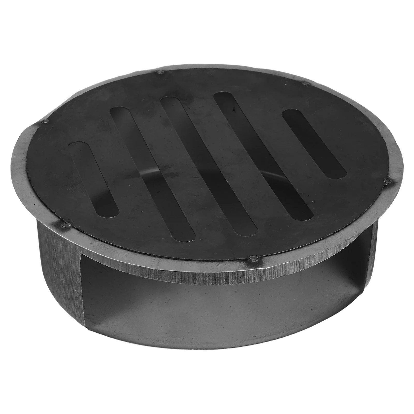

Wood Stove Grate Pan Holder Fire Pit Metal Ash Collection Box Ventilation Design Outdoor Cooking Bbq Camping Ash Storage For
