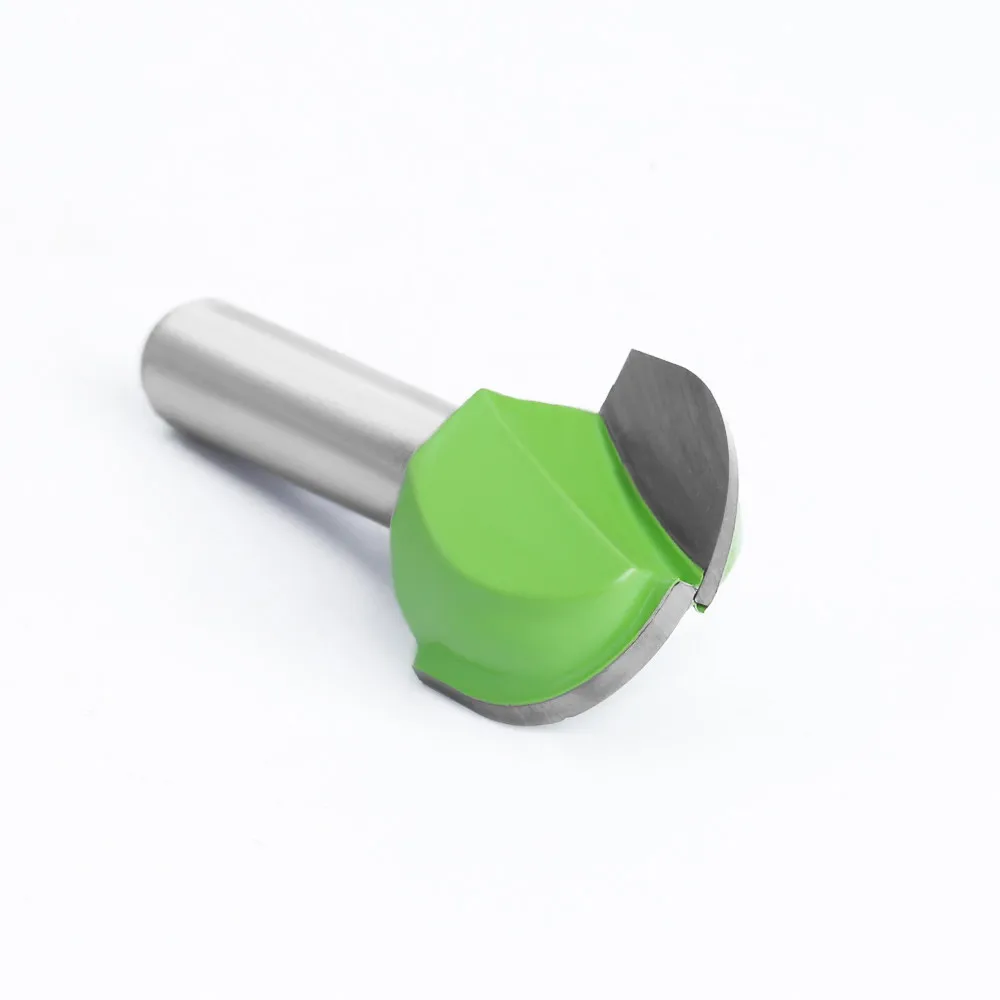 AURWOF 1pc 8mm Shank Ball Nose End Mill Round Nose Cove CNC Milling Bit Radius Core Box Solid Carbide Router Bit Tools C08042