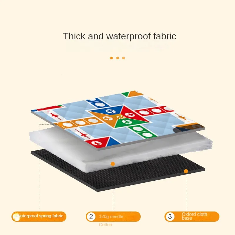 Alfombra de pícnic Oxford impermeable, esterilla de viaje ultrasónica, gruesa, para acampar al aire libre, ultraligera, Natural, accesorios de senderismo