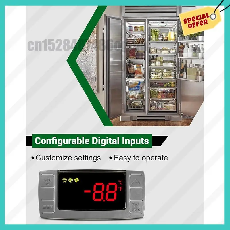 -ABJZ Dixell XR02CX-4N1F1 温度コントローラー用、冷蔵庫/冷凍庫に適合する Dixell 温度コントローラー用交換用