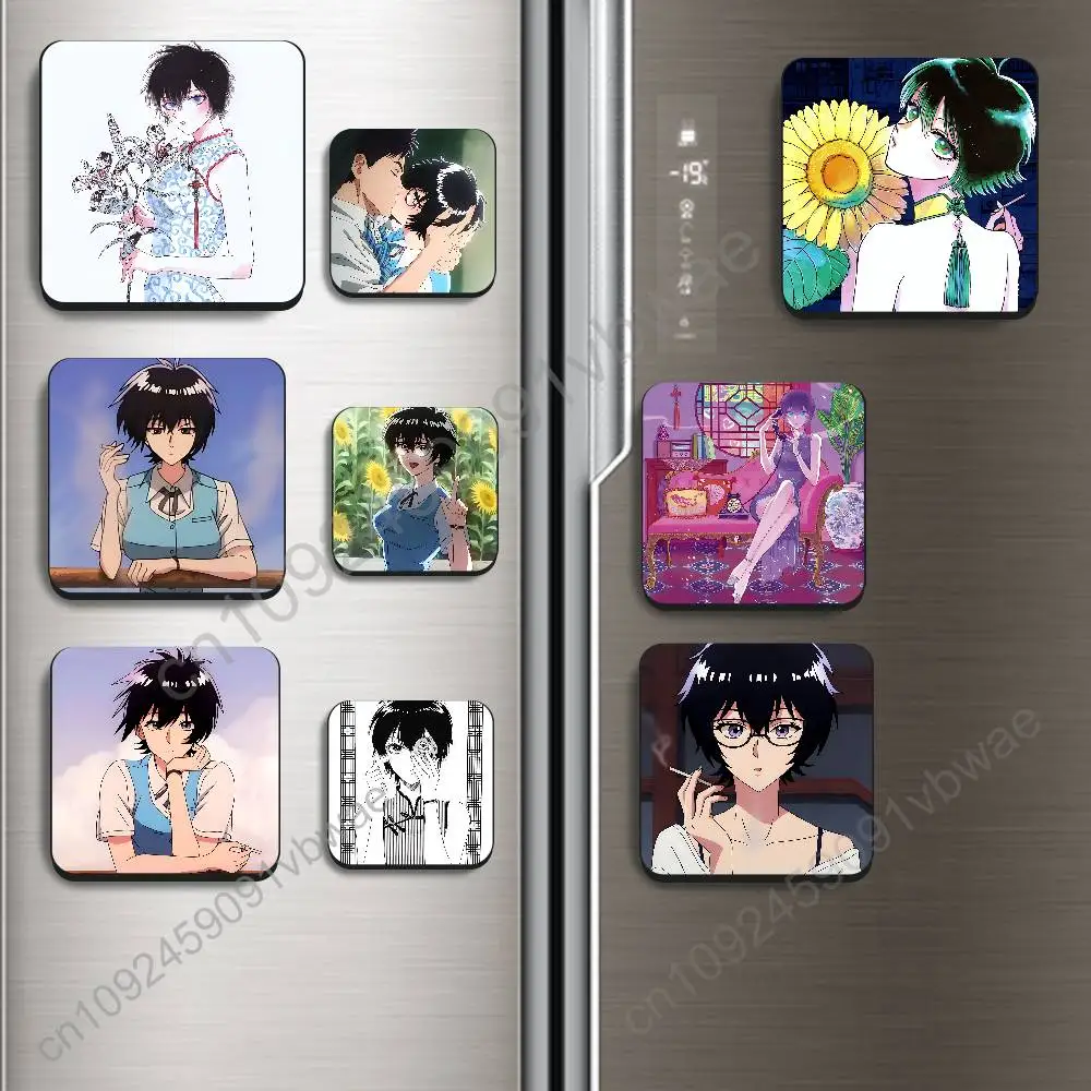 space loop Kowloon Generic Romance BestSelling Refrigerator Magnetic Sticker Fridge Magnets Adhesive to Metal Surfaces Leaves