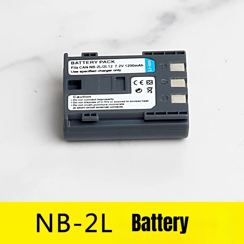 Caricabatterie NB-2L, batteria per fotocamera, per Canon EOS 350D 400D Power Shot S30 S45 S50 S60 S70 s80 G7 G9 Batteria di alta qualità