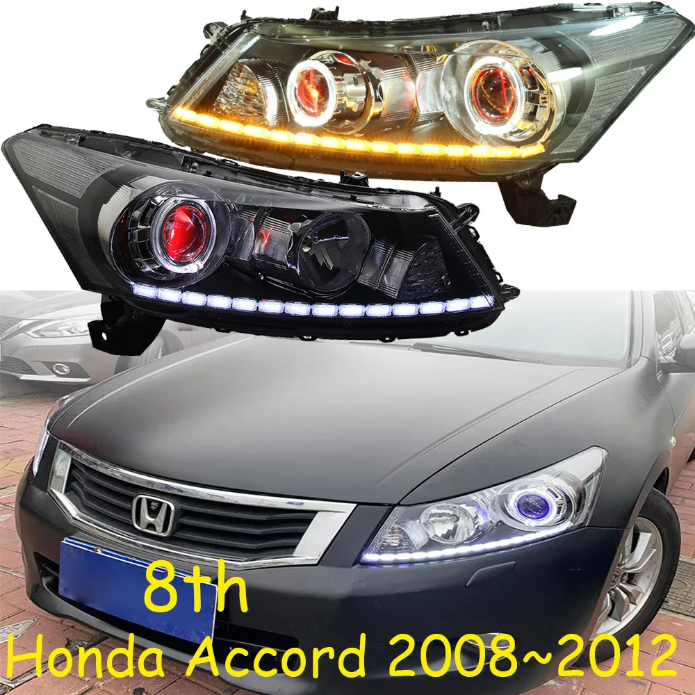 

Car bumper Spirior headlamp for 8th Honda Accord headlight 2008~2012 LED DRL car accessories HID xenon for Accord fog light