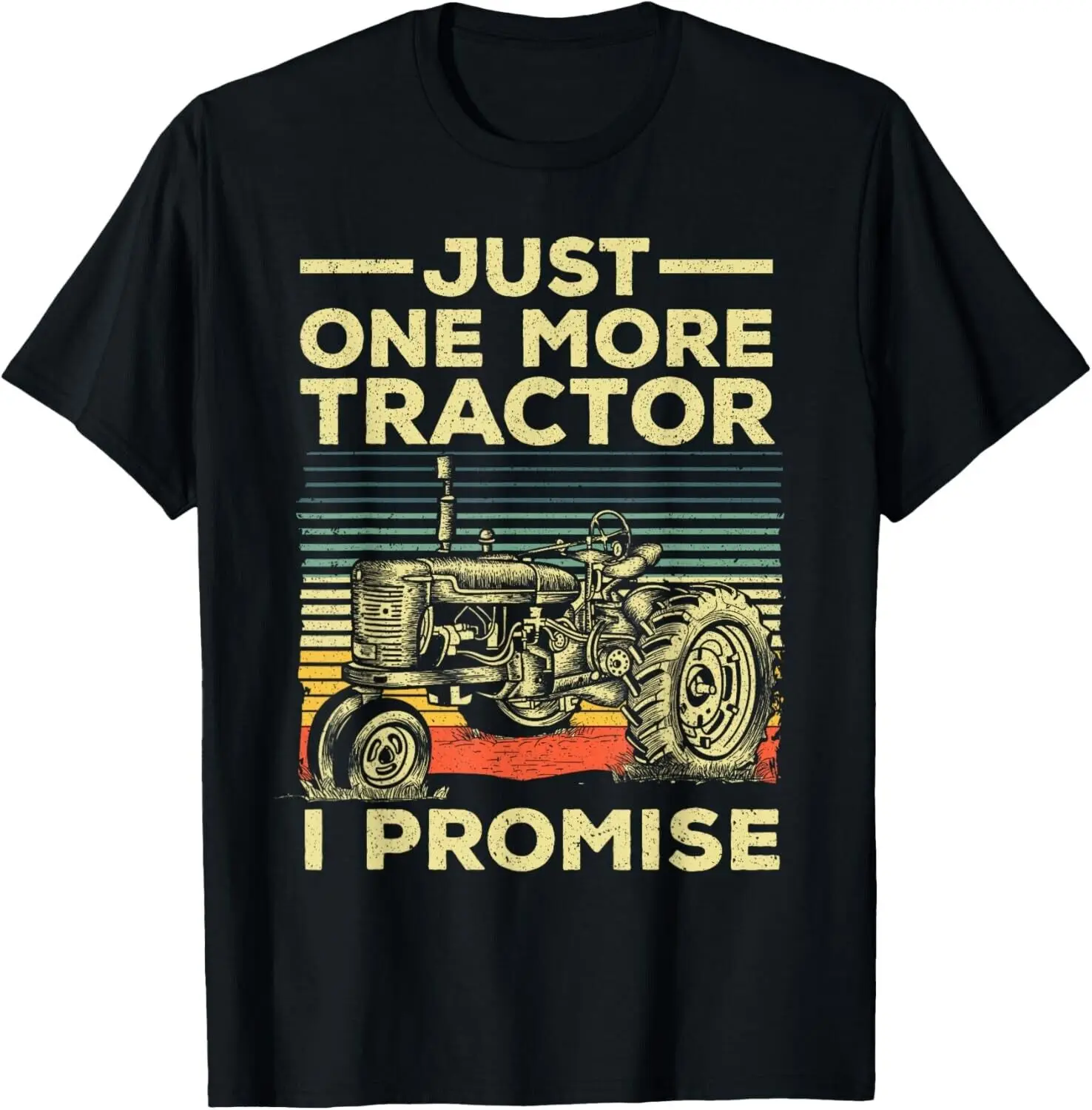 Cool Tractor Art Men's Women's Agricultural Truck Farmers Tractor Gift Unisex T-shirt - Fun Patterned Printed Shirt