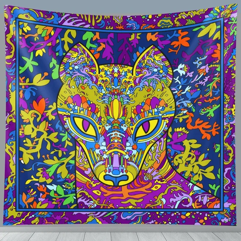 Sacred animal wall hanging witchcraft Hippie Bohemian decoration Mandala tapestry yoga mat bedroom home decoration mattress