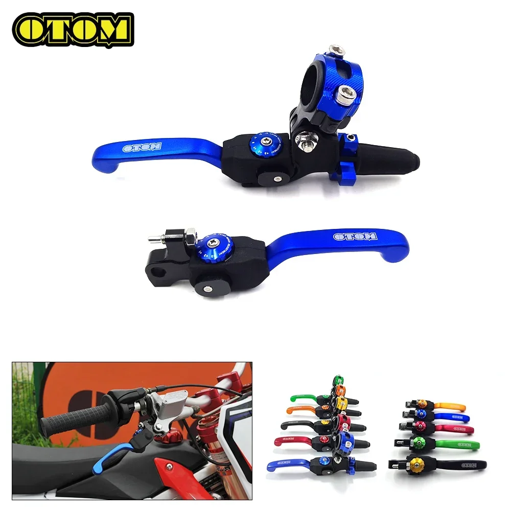 OTOM uniwersalna dźwignia sprzęgła 22mm pompa hamulcowa CNC hydrauliczny cylinder główny uchwyt akcesoria dla HONDA KTM YAMAHA KAWASAKI SUZUKI