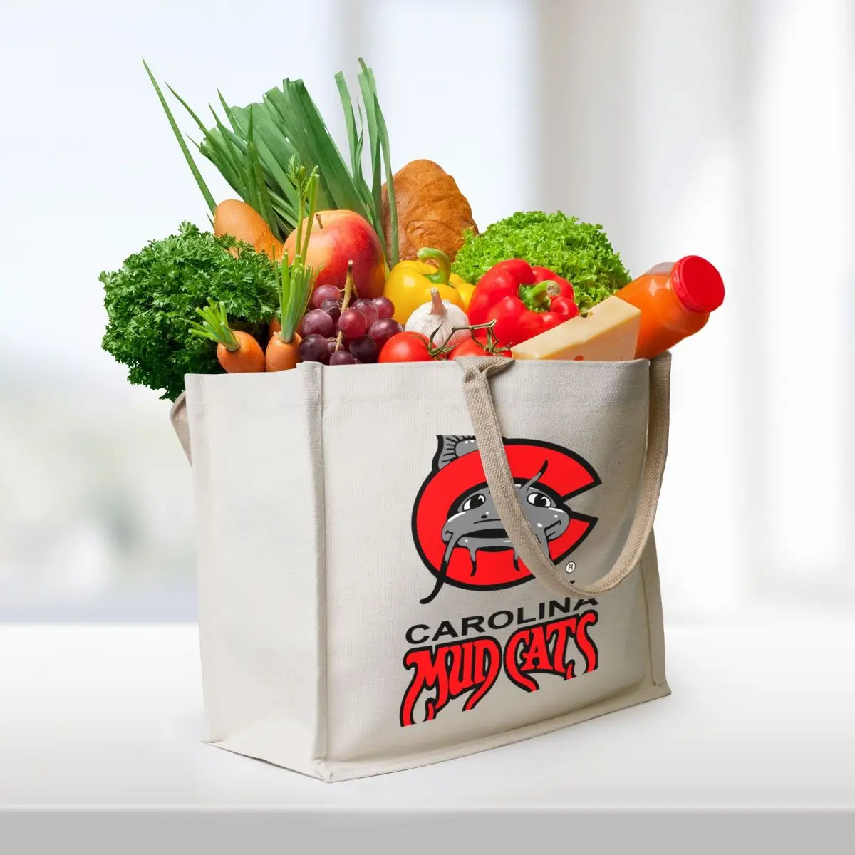 Carolina Mudcats Essential Tote Bag shoping bag Custom bag shopper women canvas hand