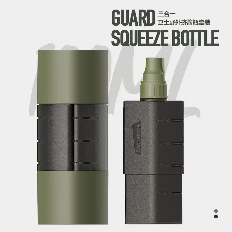 

Набор тактических бутылок для кемпинга, 3 шт., прочный полиэтиленовый материал, бутылка для приправ для барбекю на открытом воздухе, идеально подходит для приключений на открытом воздухе