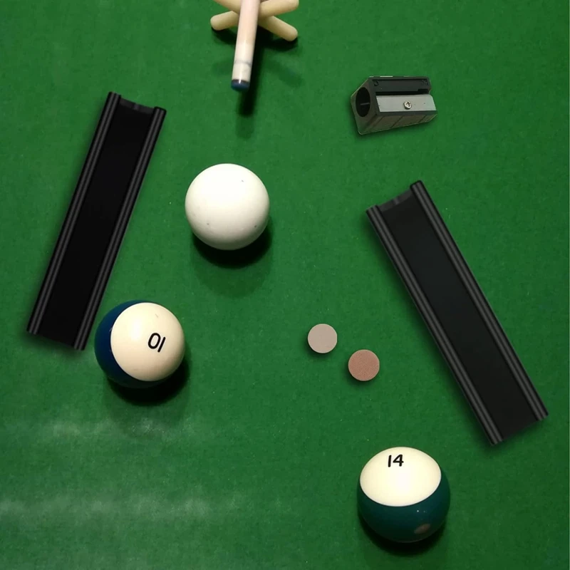 Pool Cue Repair Billiard Cues Repair Kit 2 Cue Clamps, 10 Cue Tips, 2 Pool Ball Shapers, 2 Cue Tips Trimmers