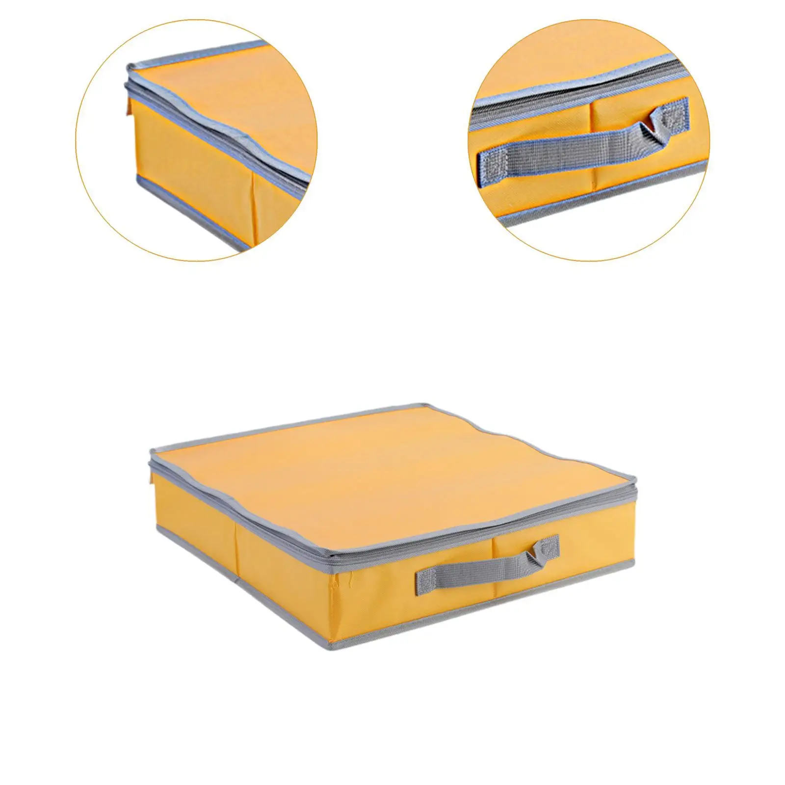 Kids Outdoor Sand Box with Zippered Lid Foldable Children’s Play Tray for Beach Park Sandbox Play - view 6